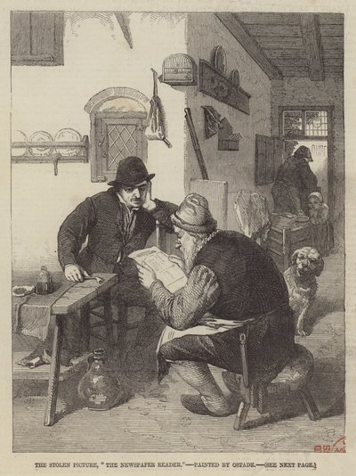 Le lecteur de journal - Adriaen Jansz. van Ostade